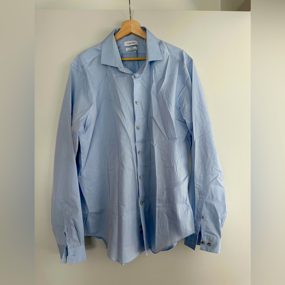 Calvin Klein Men’s Steel+ Button Down Dress Shirt